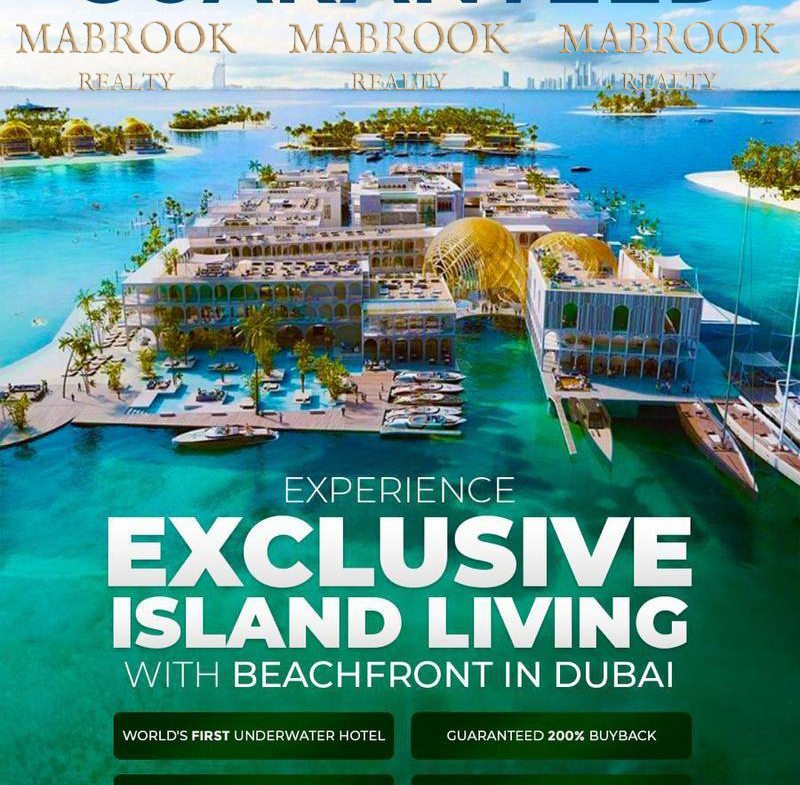 experience exclusive island for living with beachfront in dubai